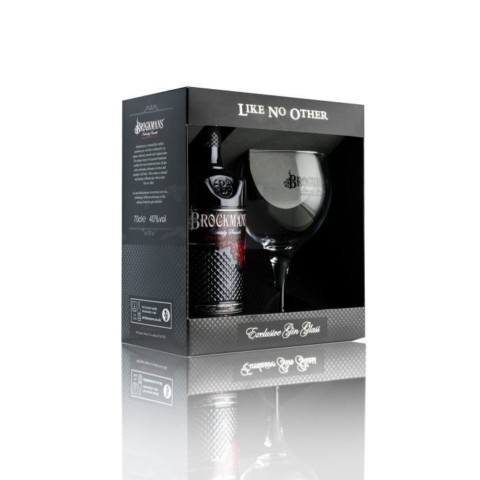 Brockmans Gin Glass Gift Pack