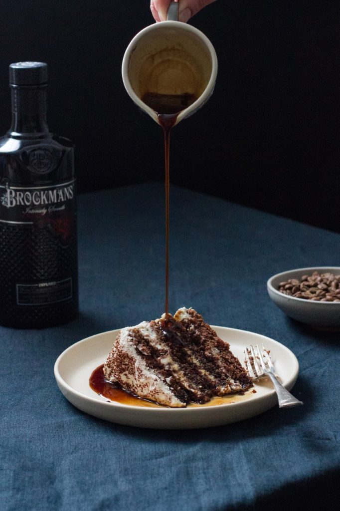 Espresso Brockmans Gin Martini Cake