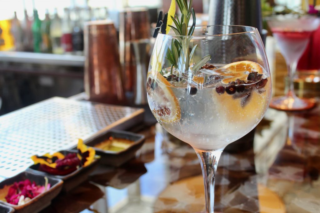 The "Ladies and Gintlemen" at MO Bar at the Mandarin Oriental in Miami, Florida
