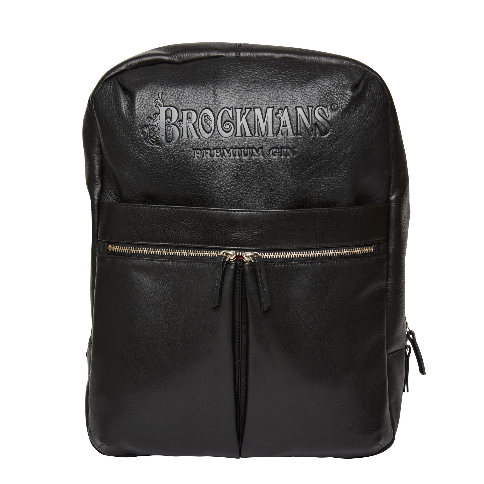Luxury leather rucksack Brockmans Premium Gin