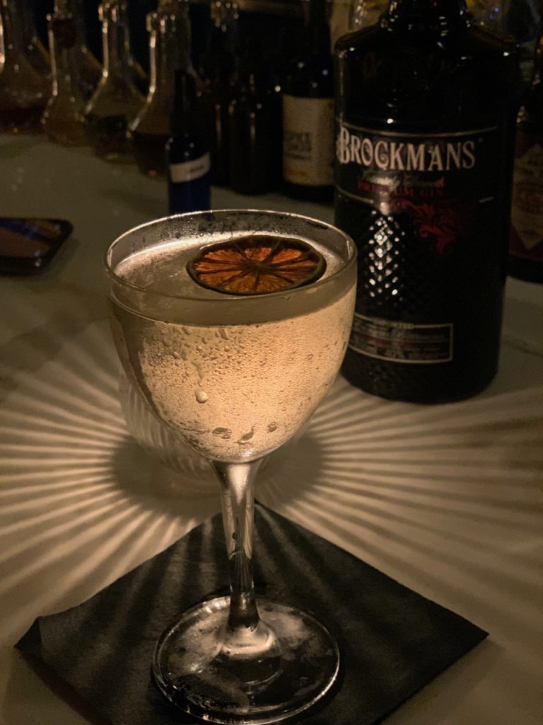 Brendan O'Sullivan makes his Brockmans creation, the "Melody Lane", at Valerie in New York City