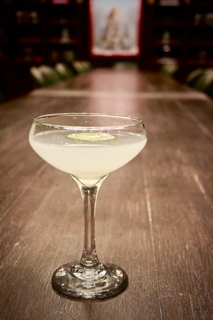 A gimlet at Explorateur in Boston, Massachusetts.